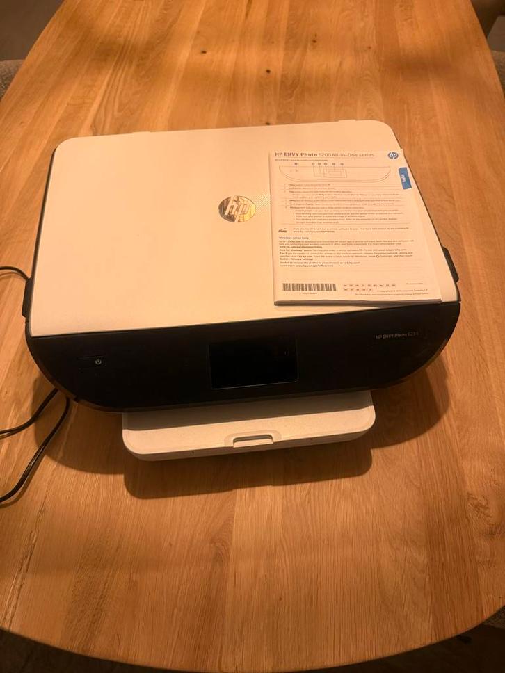 HP Envy Photo 6234 All-in-One Printer, Computers en Software, Printers, Gebruikt, All-in-one, Inkjetprinter, Kleur printen, Draadloos
