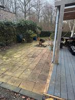 Tuin tegels, Ophalen of Verzenden, Gebruikt, Hout