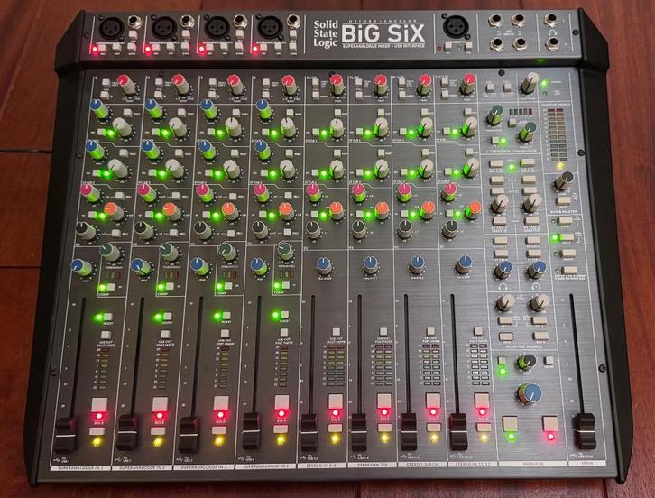 SSL Big Six, Audio, Tv en Foto, Professionele Audio-, Tv- en Video-apparatuur, Zo goed als nieuw, Audio, Ophalen of Verzenden
