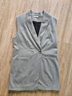 Gilet zwart/lichtgrijs visgraad Anna van Toor 42 L NIEUW, Anna van Toor, Zwart, Maat 42/44 (L), Nieuw