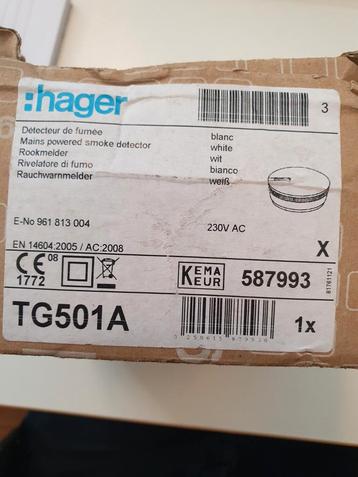 Hager TG501A Rookmelder - Nieuw in doos! beschikbaar voor biedingen