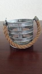 Kandelaar windlicht industrieel, Overige kleuren, Nieuw, Ophalen of Verzenden, Metaal