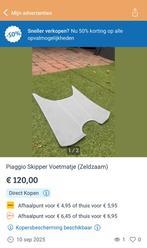 Piaggio Skipper Voetmat - Zeldzaam!, Ophalen of Verzenden, Gebruikt, Overige typen, Piaggio