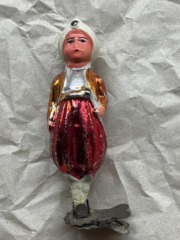Zeldzame Antieke kerst figuur/man op knijper beschikbaar voor biedingen
