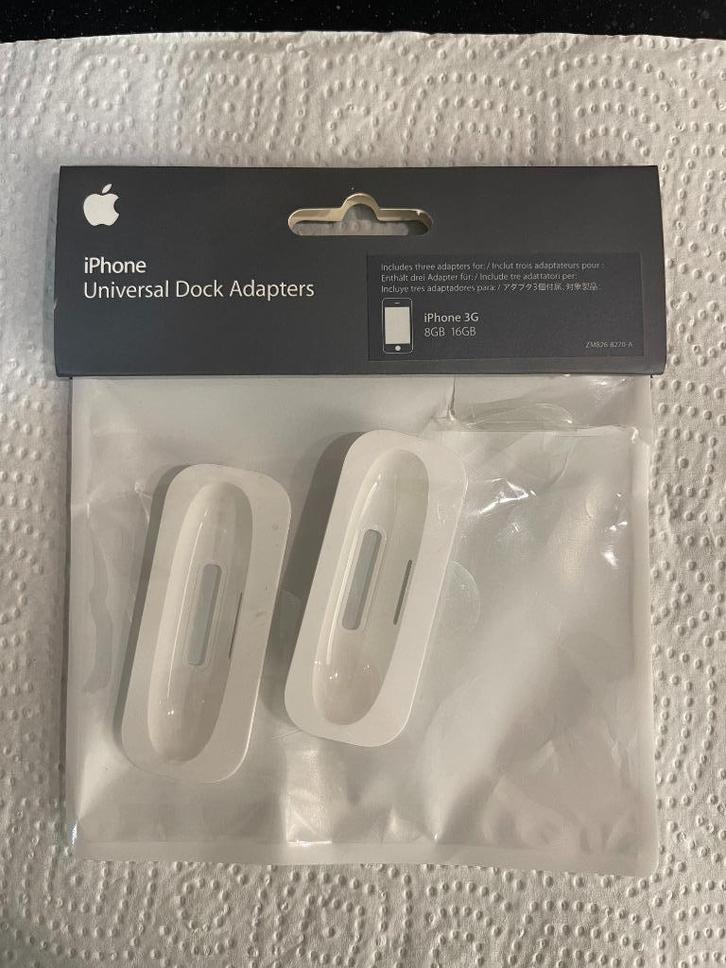 Apple Universal Dock 30 Pins voor iPhone 3G adapters 2x, Telecommunicatie, Mobiele telefoons | Apple iPhone, Nieuw, iPhone 3G