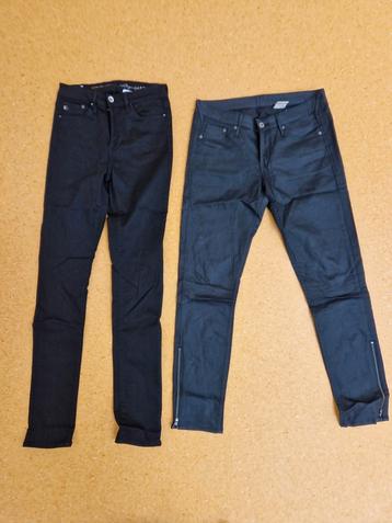 2 x nieuwe zwarte H&M jeans maat 28 voor €12,50 beschikbaar voor biedingen
