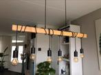 Fonq hanglamp, Huis en Inrichting, Lampen | Hanglampen, Gebruikt, Hout, Ophalen, 75 cm of meer