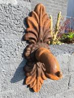 Waterspuwer voor muur fontein, rozet + Doppelblatt, Cast Iro, Tuin en Terras, Ophalen of Verzenden, Gietijzer, Fontein