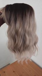 Pruik haarwerk  asblonde ( donkere aanzet ), Ophalen of Verzenden, Nieuw, Pruik of Haarverlenging