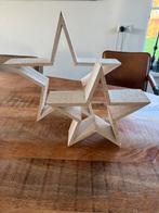 Houten kerststerren decoratie, Huis en Inrichting, Woonaccessoires | Overige, Ophalen of Verzenden, Gebruikt