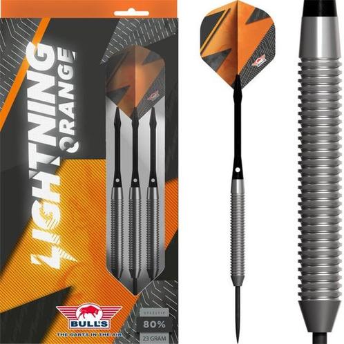 Dartpijlen Bull’s Lightning Orange, Sport en Fitness, Darts, Nieuw, Pijlen, Ophalen of Verzenden