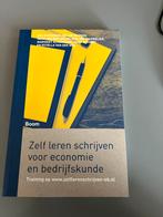 Zelf leren schrijven voor economie en bedrijfskunde, Ophalen of Verzenden, Zo goed als nieuw, Margriet Ackermann; Estella van der Wal; Gelijn Werner; Bas K...