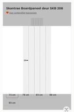 SKANTRAE 4 x nieuwe boardpaneeldeuren SKB 208, Doe-het-zelf en Verbouw, Deuren en Horren, Ophalen, Minder dan 80 cm, Binnendeur