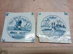2x landschap tegels 13x13, Ophalen of Verzenden