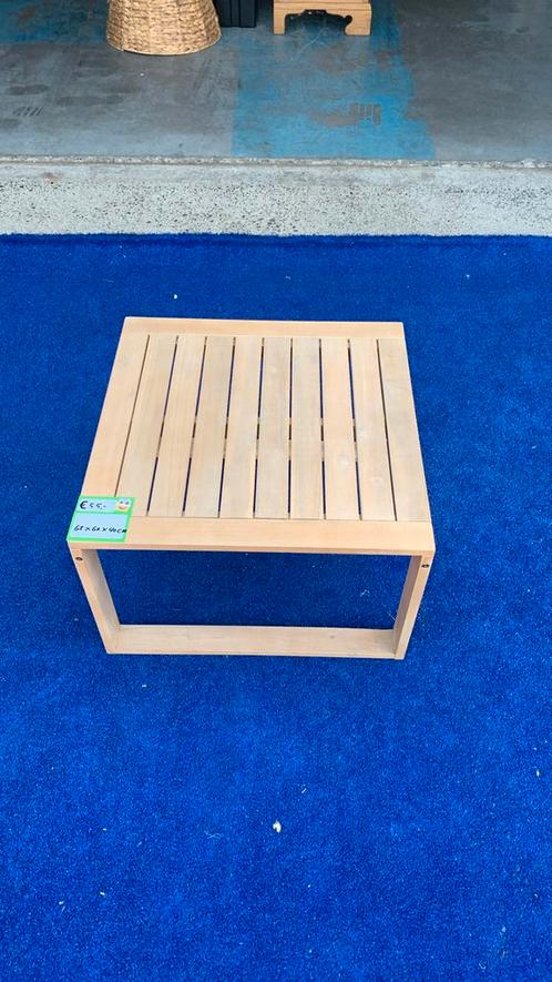 Central Park bijzet tuin tafel Atrani teakhout, Tuin en Terras, Tuintafels, Nieuw, Vierkant, Hout, Ophalen