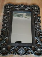 Houten barok spiegel, Ophalen of Verzenden, Rechthoekig, Minder dan 50 cm, Minder dan 100 cm