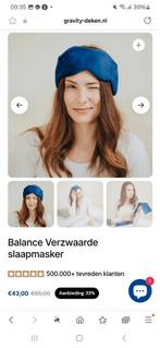 Balance verzwaard masker, Verzenden, Zo goed als nieuw