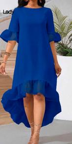 Nieuw zomerjurk xl-44  blauw, Blauw, Maat 42/44 (L), Ophalen of Verzenden, Zo goed als nieuw