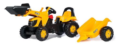 ROLLYKID JCB incl voorlader trapauto traptrekker traptractor, Kinderen en Baby's, Speelgoed | Buiten | Voertuigen en Loopfietsen