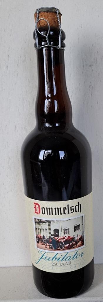 Dommelsch Bier Fles Jubilator 250 jaar uit 1994 vol, Verzamelen, Biermerken, Zo goed als nieuw, Flesje(s), Dommelsch, Ophalen of Verzenden