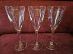 # 3 Jazz All Clear Crystal Wine glas wijn glazen Mikasa, Ophalen of Verzenden, Zo goed als nieuw, Overige typen
