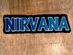 Nirvana Kurt Cobain logo patch embleem rock muziek grunge, Verzamelen, Ophalen of Verzenden, Nieuw, Kleding