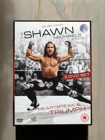 DVD  Shawn Michaels - Heartbreak & Triumph  WWE  3-disc beschikbaar voor biedingen