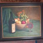 Stilleven met wijn en fruit, De Boeck, Antiek en Kunst, Ophalen of Verzenden