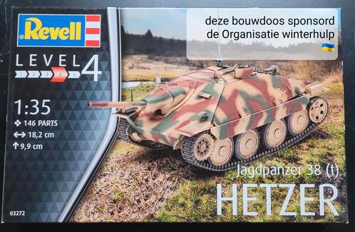 Revell Jagdpanzer 38 (t) "Hetzer" late 1:35 sealed, Hobby en Vrije tijd, Modelbouw | Auto's en Voertuigen, Nieuw, Tank, 1:32 tot 1:50