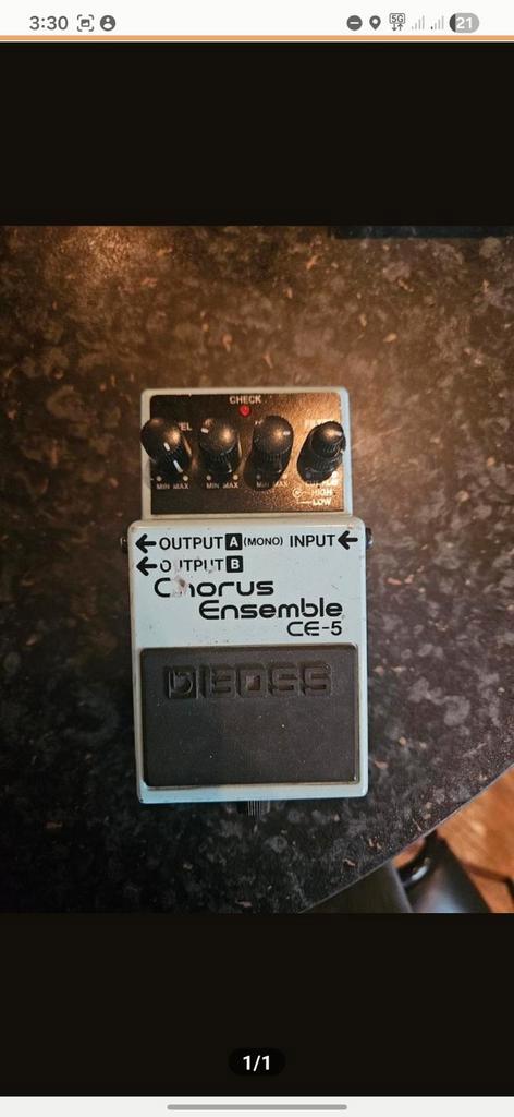 Boss CE-5 Chorus Ensemble Pedaal, Muziek en Instrumenten, Effecten, Ophalen of Verzenden