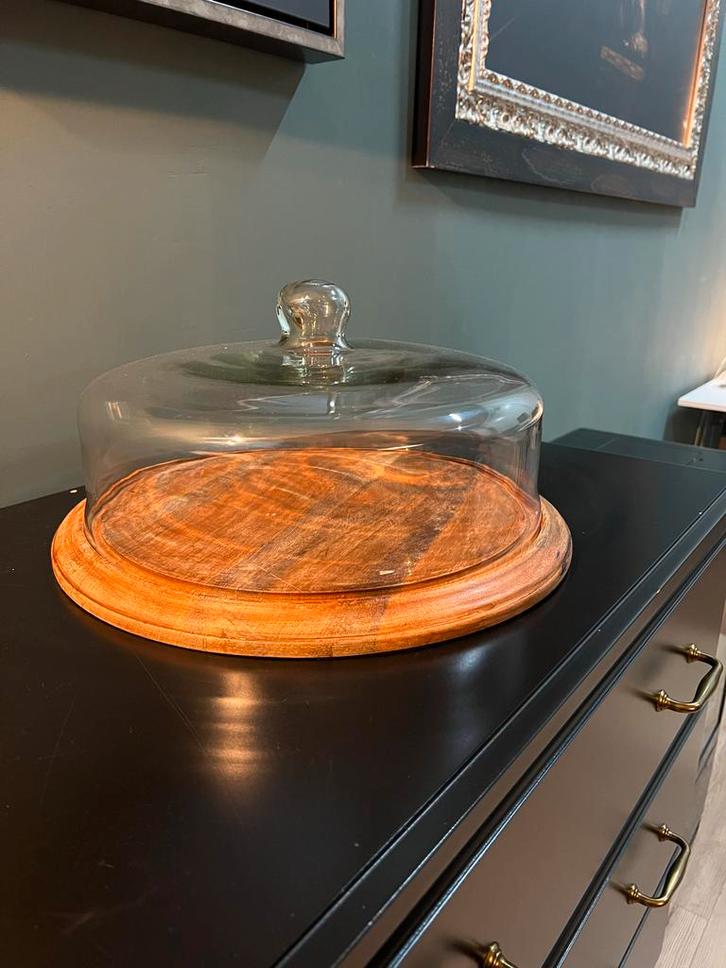 Riviera Maison Stolp Taartplateau - 44 cm, Huis en Inrichting, Woonaccessoires | Stolpen, Gebruikt, Ophalen