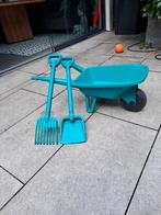 Kinder Kruiwagen met schep en hark, Kinderen en Baby's, Ophalen of Verzenden, Gebruikt