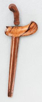 Prachtige Javaanse kris met pamor Wos Wutah, Ophalen