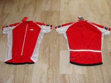 Nieuw wielren shirt van Giessegi M rood/wit beschikbaar voor biedingen
