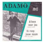 VS Adamo 1963 Crier ton Nom & Amour Perdu NL-Versies!, Verzenden, Gebruikt, Pop, Single