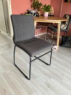 (Eetkamer)stoelen 4x, Huis en Inrichting, Stoelen, Grijs, Vier, Gebruikt, Stof