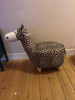 Leuke poef giraffe met houten poten, Ophalen, Minder dan 50 cm, Gebruikt, 50 tot 75 cm