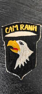 Mouwembleem 101st Airborne Division Screaming Eagles Cam Rah, Ophalen of Verzenden, Landmacht, Amerika, Embleem of Badge