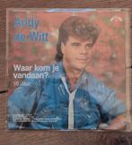 Andy de Witt Waar Kom Je Vandaan? Piraten Hit (Gesigneerd!), Ophalen of Verzenden, Zo goed als nieuw, Overige formaten, Levenslied of Smartlap