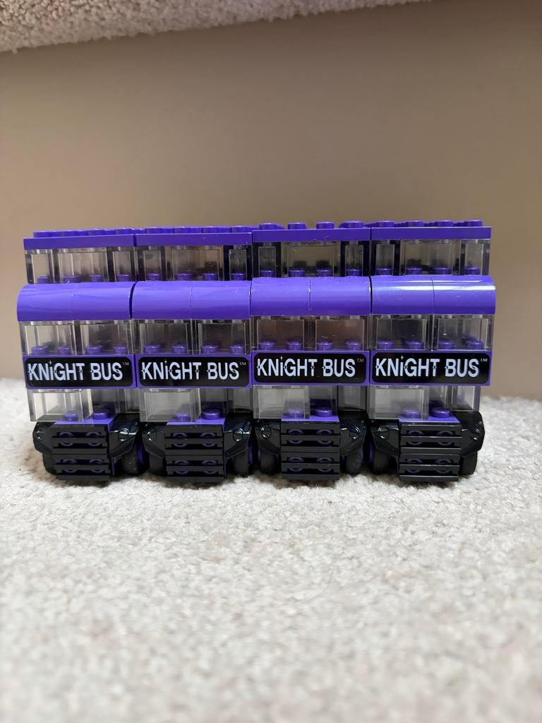 4x LEGO 4695 Knight Bus - Zeldzaam!, Ophalen of Verzenden, Gebruikt, Complete set, Lego