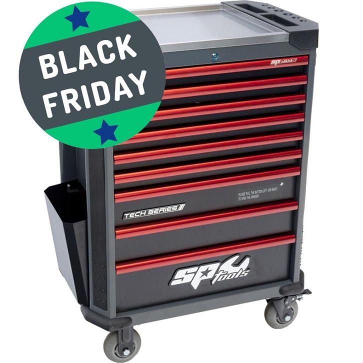 SP TOOLS | TECH SERIES GEVULDE GEREEDSCHAPSWAGEN 366 DLG, Auto diversen, Autogereedschap, Nieuw, Ophalen of Verzenden