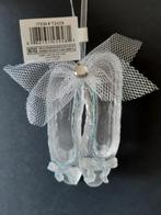 Witte glitter balletschoentjes kerstornament Kurt S. Adler, Verzenden, Nieuw