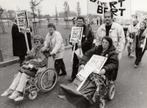 Fred Steenman WAO demonstratie Den Haag 1991, Foto, Verzenden