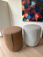 Balma Poef - Bruin & Grijs - Nieuwstaat, Minder dan 50 cm, Rond, Nieuw, Ophalen of Verzenden