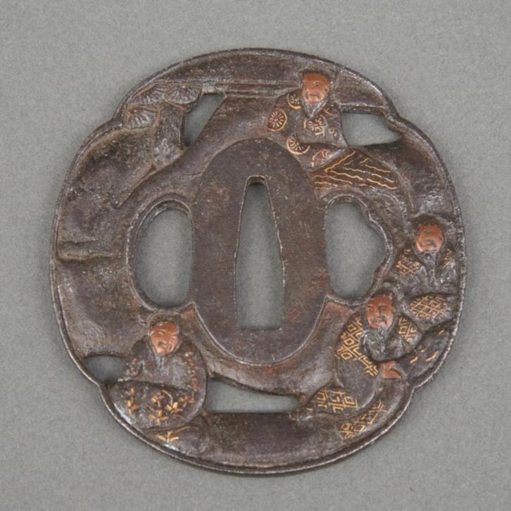 truba Edo periode  Mito-school 17e /18e eeuw 7,5/7 cm, Antiek en Kunst, Kunst | Overige Kunst, Ophalen of Verzenden