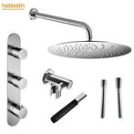 Hotbath Buddy inbouw thermostaatset met 30 cm hoofddouche, Niet ingevuld, Niet ingevuld, Nieuw, Ophalen of Verzenden