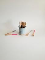 Izgs Houten vorkjes met 2 kleurtjes, Ophalen of Verzenden