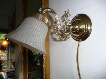 wandlampje antiek/wandlampje messing/wandlampjes beschikbaar voor biedingen