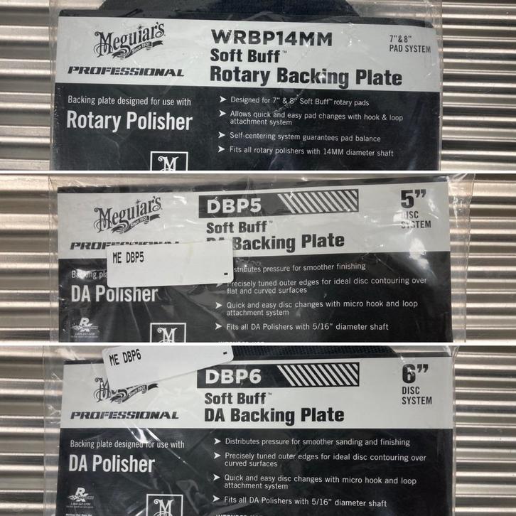 MEGUIARS DA of Rotary backing plate steunplaat polijsten !, Auto diversen, Onderhoudsmiddelen, Ophalen of Verzenden