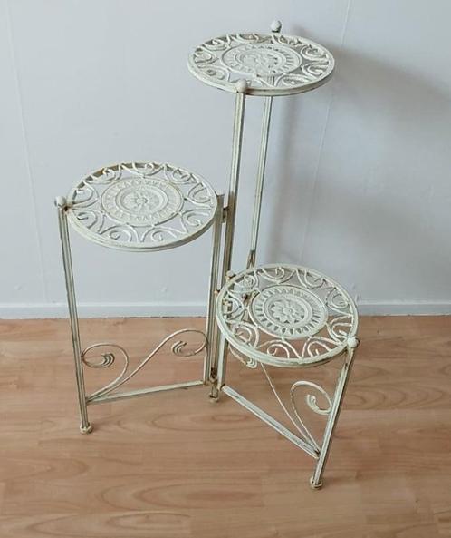 Smeedijzeren planten etagère,  plantentafeltjes, Antiek en Kunst, Curiosa en Brocante, Ophalen of Verzenden